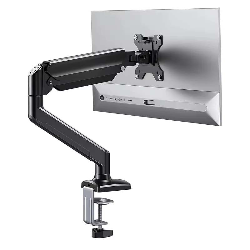 Support de moniteur à bras articulé, moniteur de mouvement complet de bureau, bras à ressort mécanique, Support en aluminium