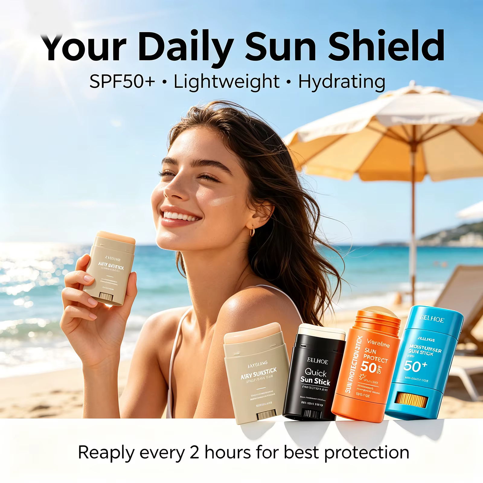 Stick solaire SPF50+ à large spectre
