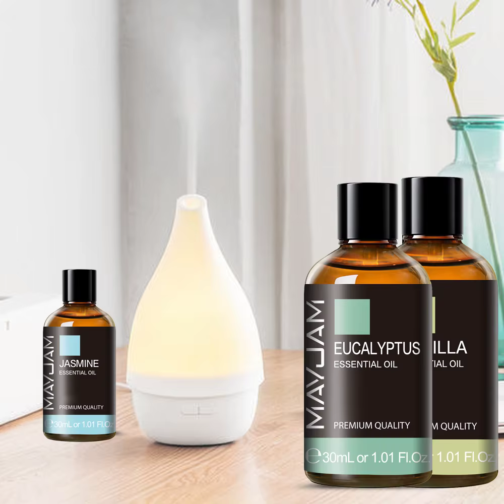 MAYJAM 30ML avec compte-gouttes huiles essentielles Oregano citron Eucalyptus menthe verte Neroli Helichrysum curcuma anis étoile arbre à thé