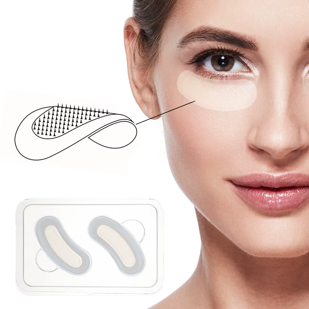 Patchs pour les yeux à micro-aiguilles à l'acide hyaluronique, masque Anti-vieillissement, cernes, hydratant sous les yeux, coussinets de Gel, soins pour la peau