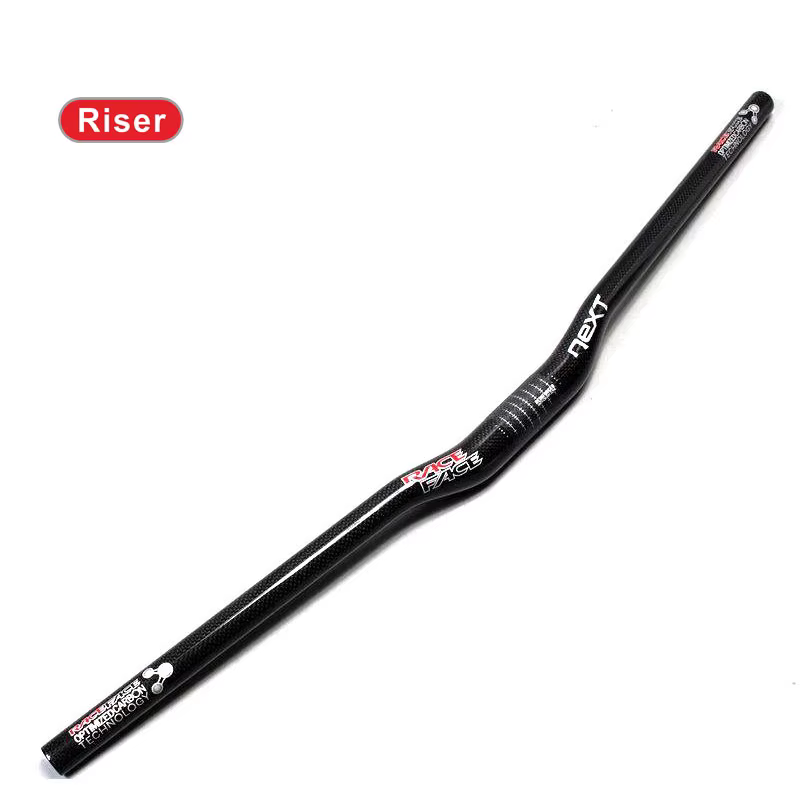 Race Face NEXT 3K guidon en carbone brillant plat/hauteur guidon de vélo VTT 31.8*600/620/640/660/680/700/720/740/760mm
