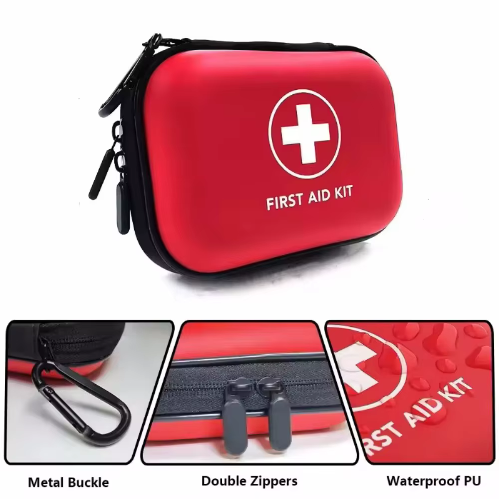 Trousse de premiers secours vide, boîte de rangement pour premiers secours, petite trousse de premiers secours étanche, protégez vos proches, idéale pour la maison, le bureau, la voiture
