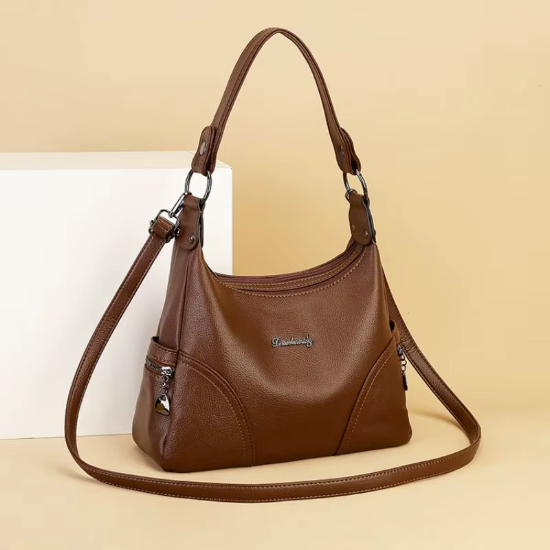 Sac à langer tendance, sac à main bandoulière vintage décontracté et élégant pour femmes, sac messager grande capacité