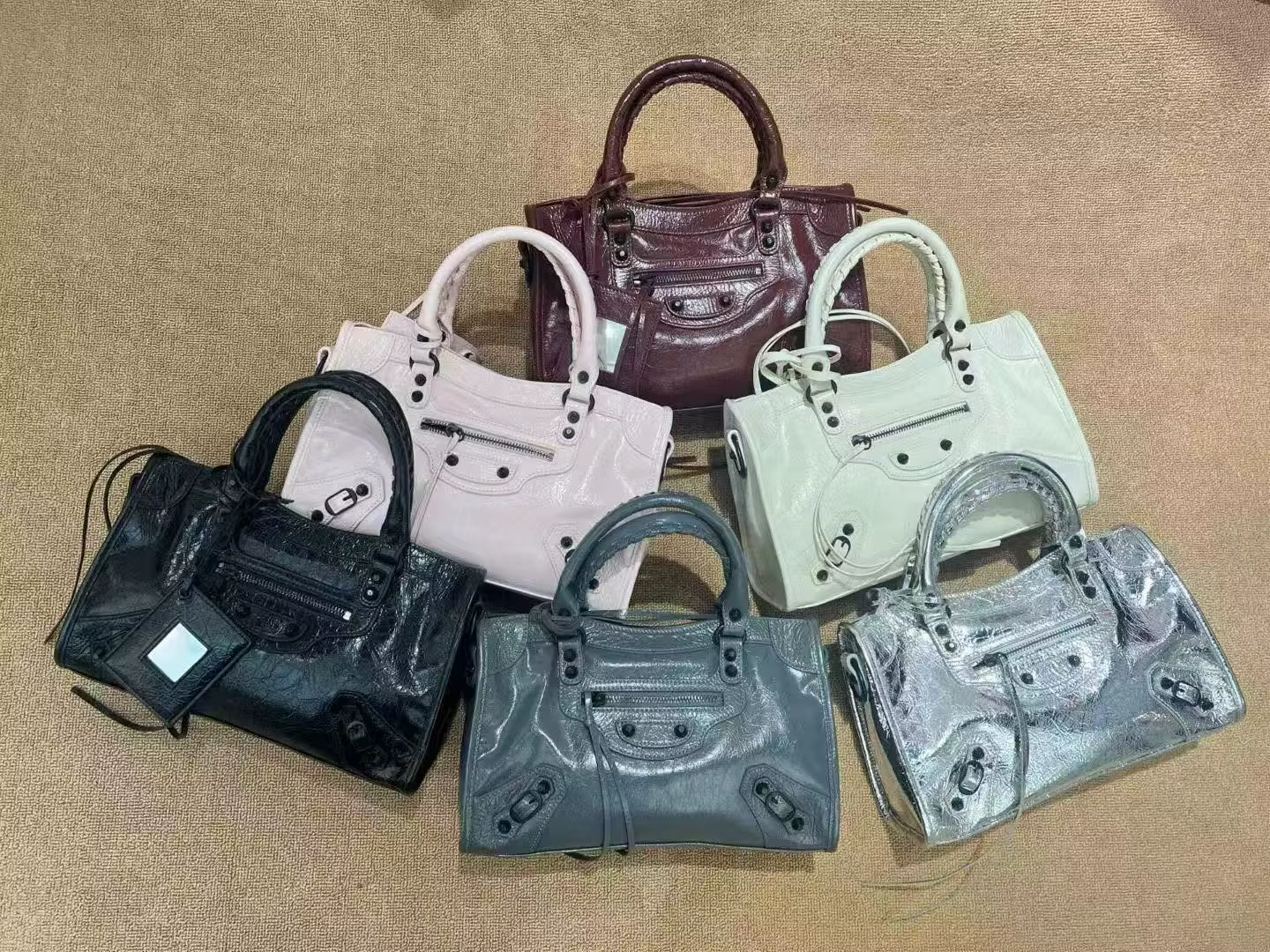 Sac fourre-tout de luxe pour femme, collection automne-hiver 2026, sac à main de ville, sac à bandoulière pour moto, grande capacité