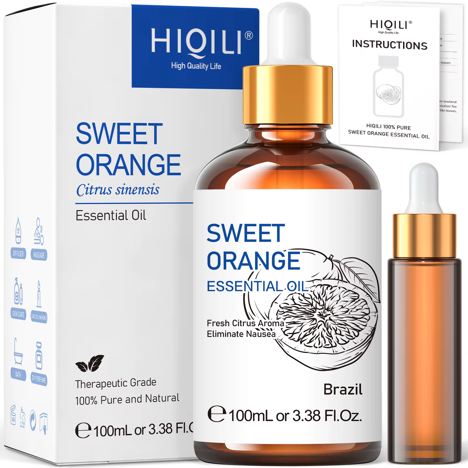 Château essentiel à l'orange douce
