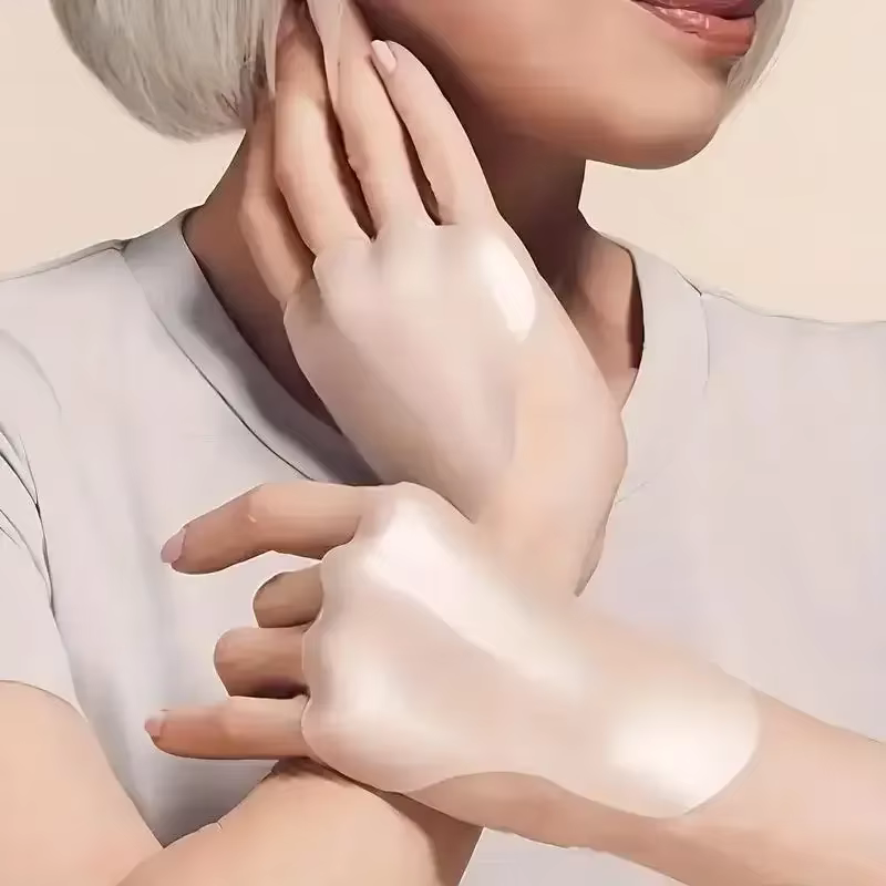 Coussinets réutilisables en silicone anti-rides pour les mains