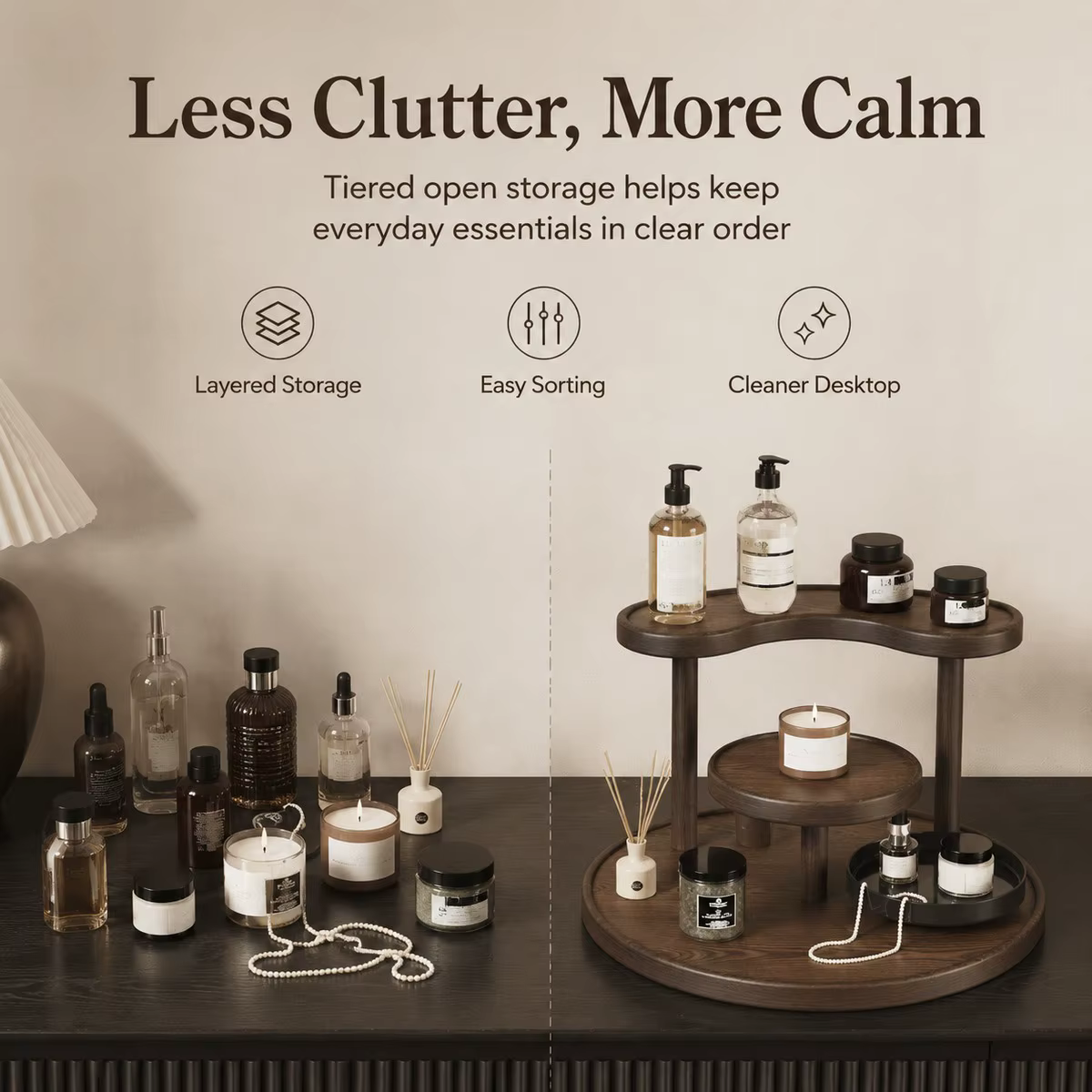 Boîte de rangement pour maquillage