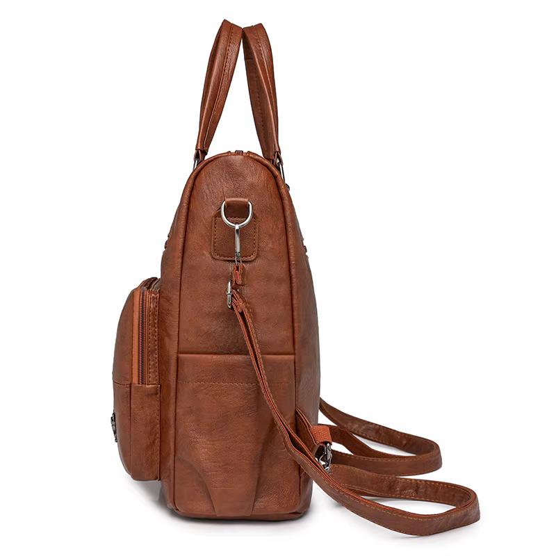 Sac à bandoulière en cuir souple pour femmes, sac à bandoulière multifonctionnel à la mode, sac à main polyvalent pour les déplacements, nouvelle collection 2025
