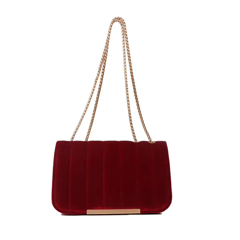 Petit sac carré en velours vintage pour femme, sac à main initié, sac à main de soirée élégant, sacs à bandoulière JOCrossbody, pochette pour femme, mode