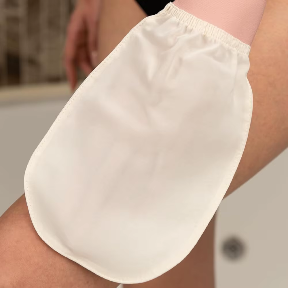 Gant 100% soie pour peeling de peau turque fabriqué à la main