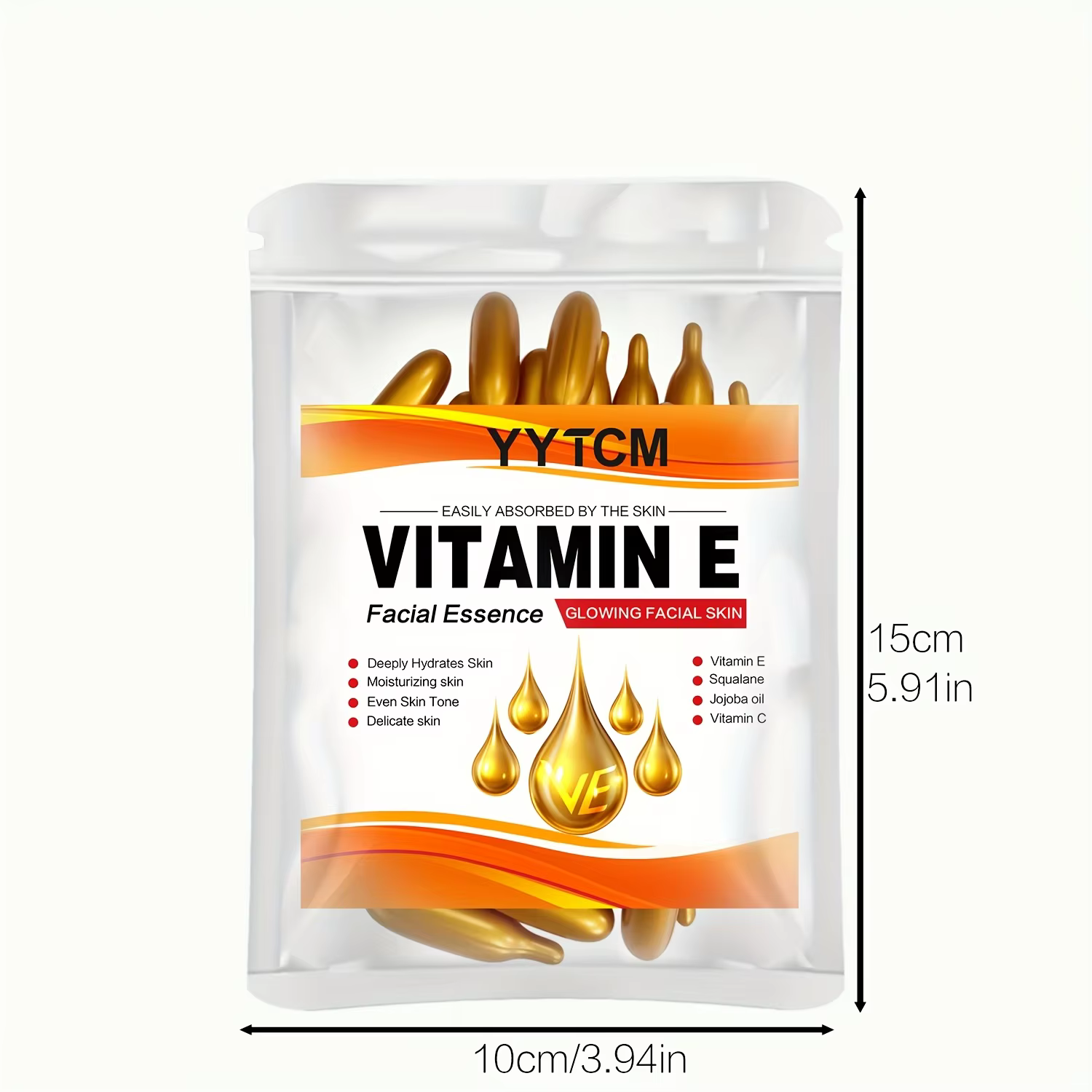 Essence en capsules hydratante en profondeur à la vitamine E