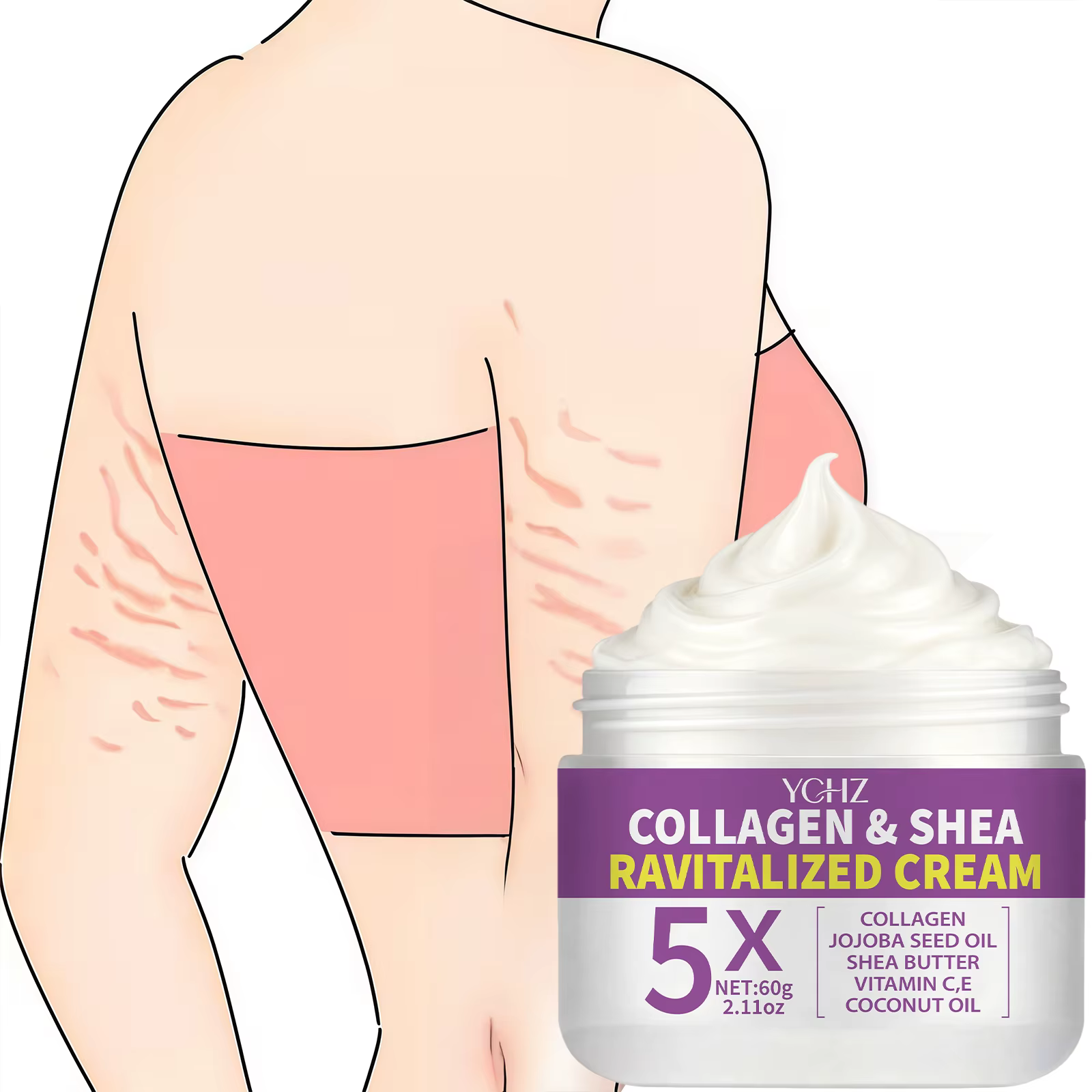 Crème raffermissante au collagène