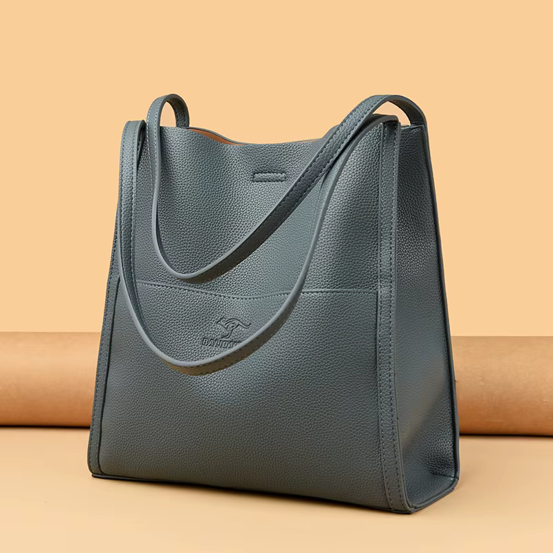 Sac à bandoulière en cuir véritable pour femme, sac à main 3 couches, sac fourre-tout initié, sac à main femme, haute qualité, marque de créateur de luxe, 2023