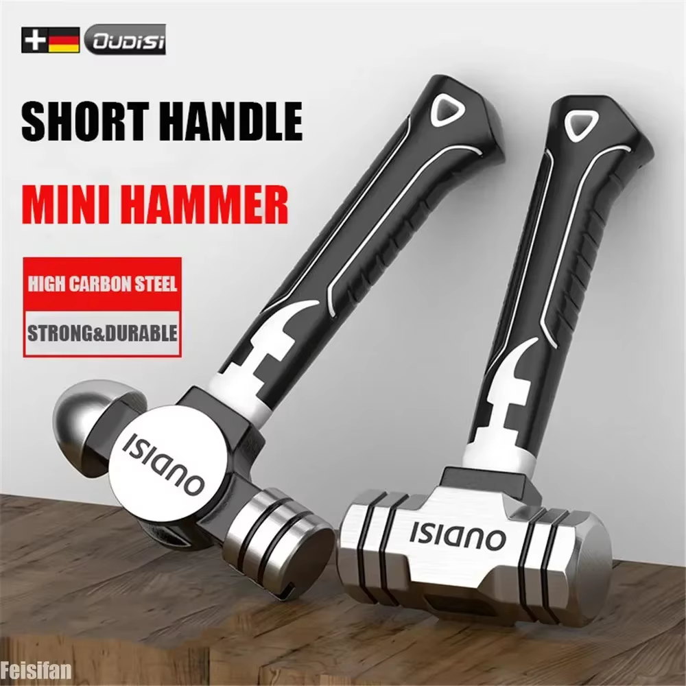 Nouveau marteau octogonal à manche court, outil manuel pour le travail du bois, marteau à ongles robuste en acier à haute teneur en carbone, outils manuels