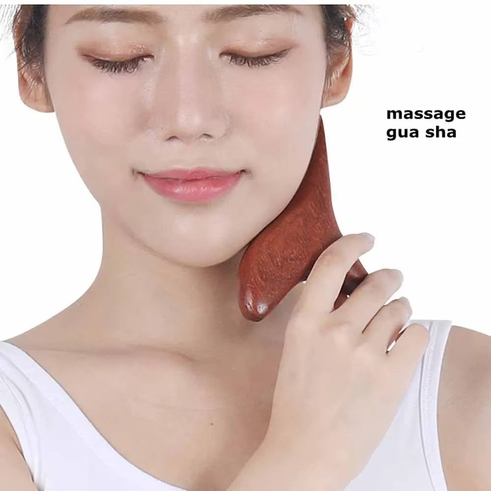 Outil de massage ergonomique en bois pour la réflexologie