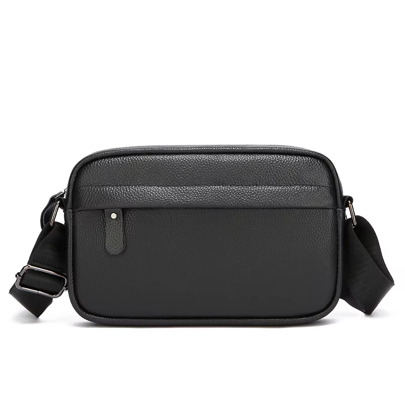 Sac à main en cuir de vache pour hommes, petit sac à bandoulière en cuir véritable de haute qualité, pochette de jour décontractée pour hommes, sac pour téléphone