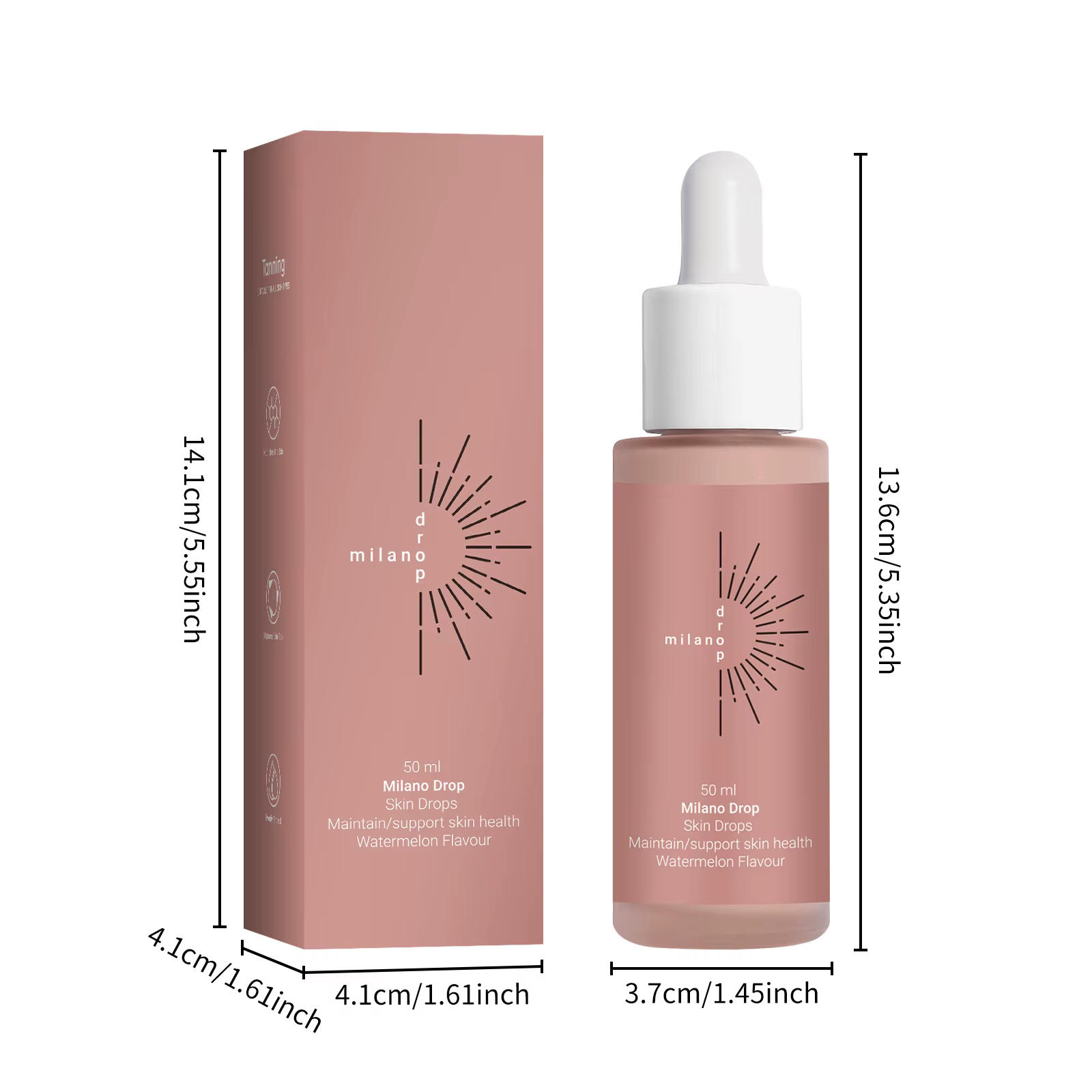 Gouttes autobronzantes 50 ml pour le corps