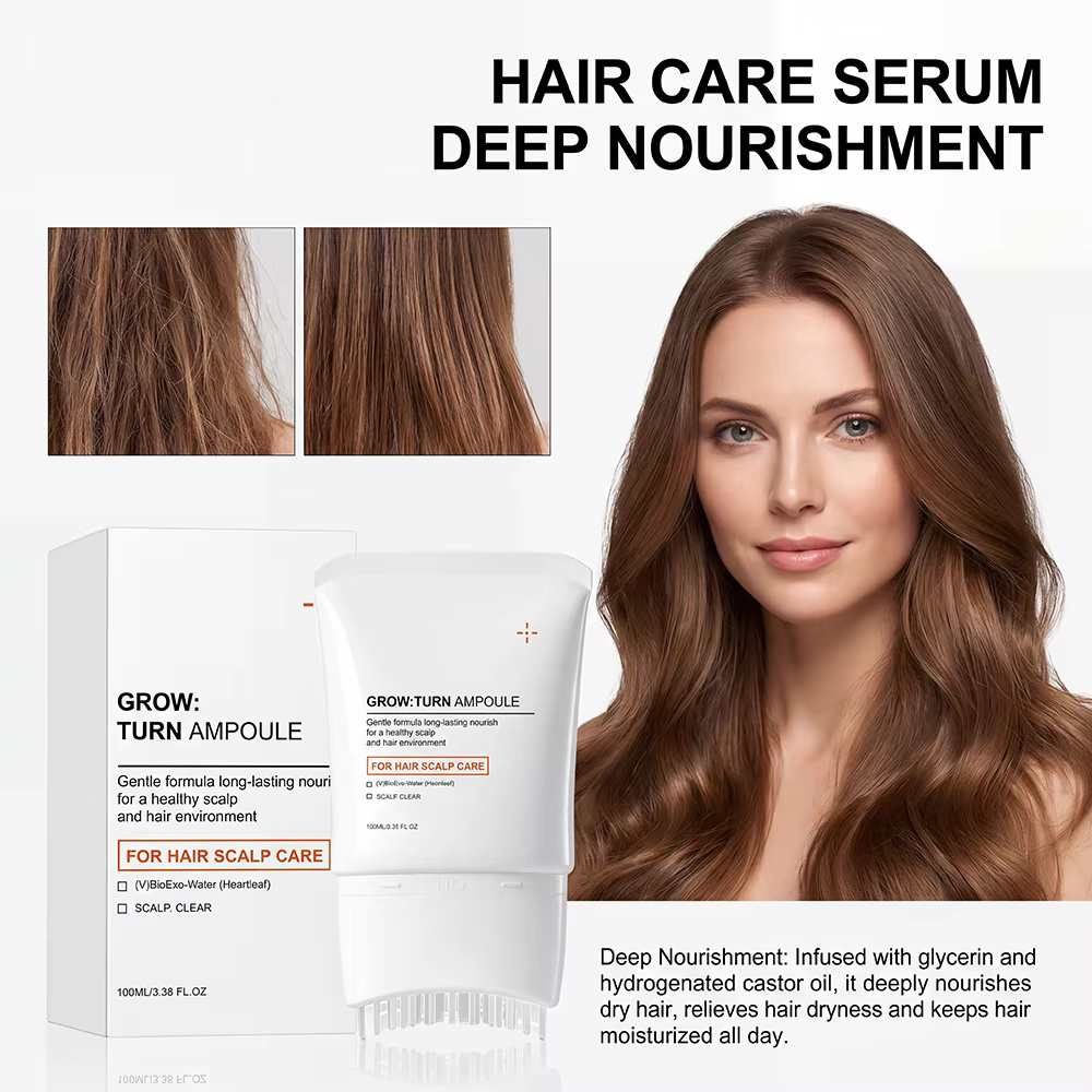 Sérum Capillaire Nourrissant Lissant Anti-Frisottis pour Pointes Sèches – Léger