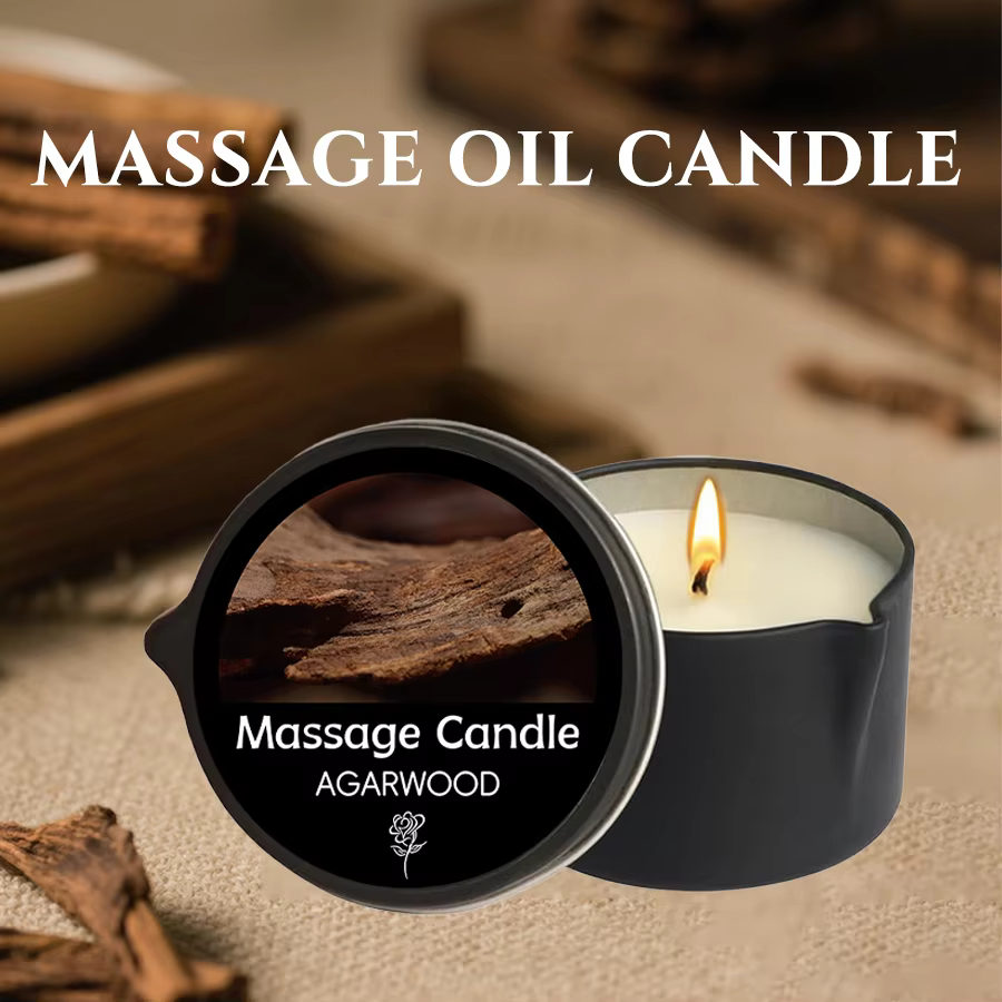 Bougie de massage – pour la thérapie relaxante à l'huile