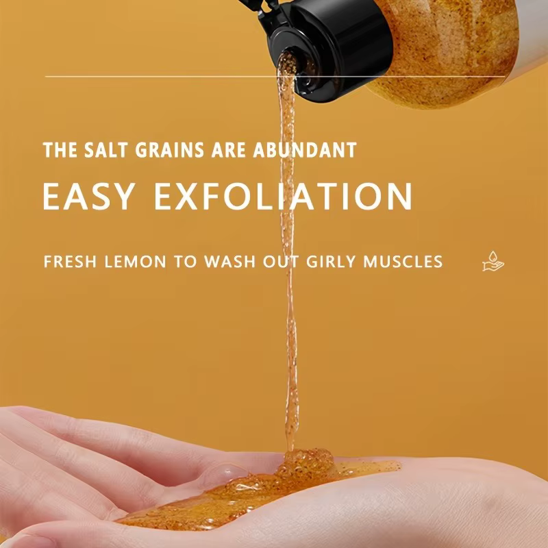 Gel douche exfoliant au citron 300 ml