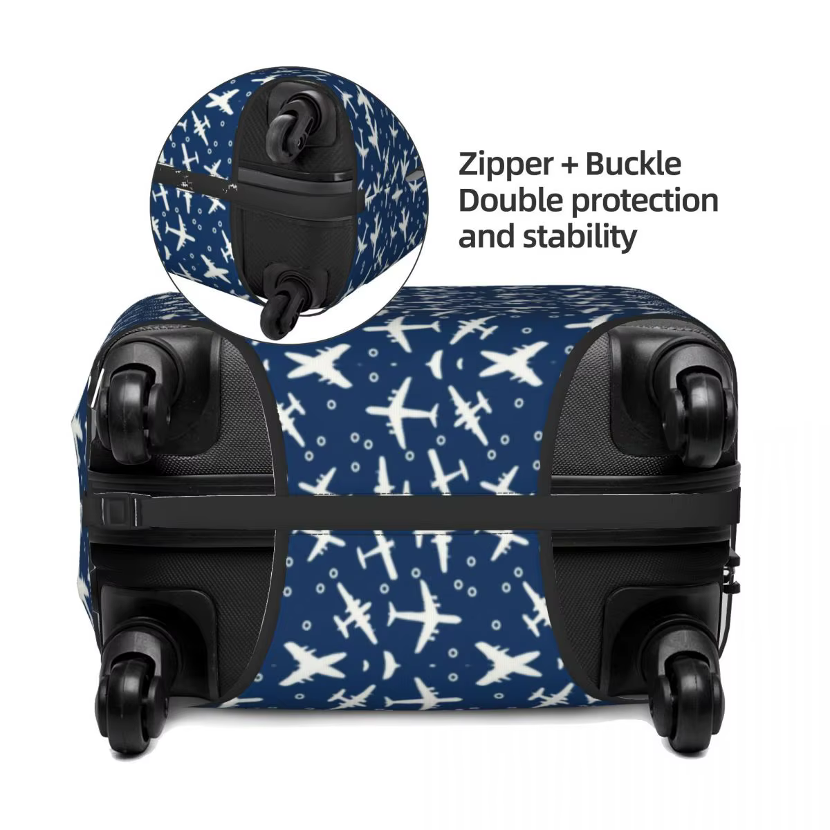 Juste de Protection Personnalisée pour Bagage de Pilote d'Avion, PoinValise de 18-32 Pouces