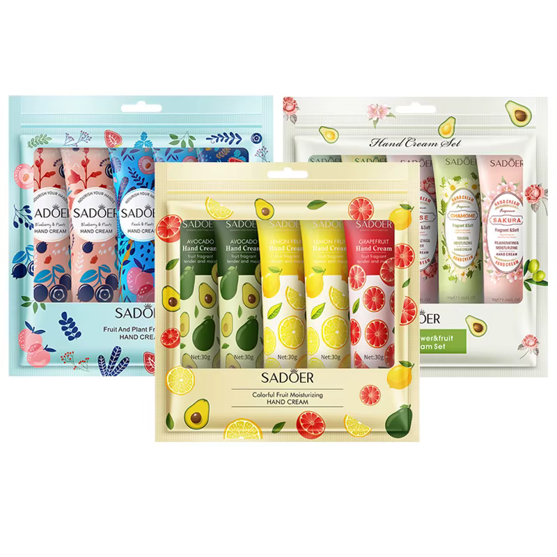 15 pièces avocat Sakura parfumé crème pour les mains ensembles hydratant réparation Anti sec nourrissant