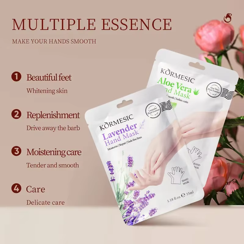 Masque pour les mains, gants hydratants pour peau sèche