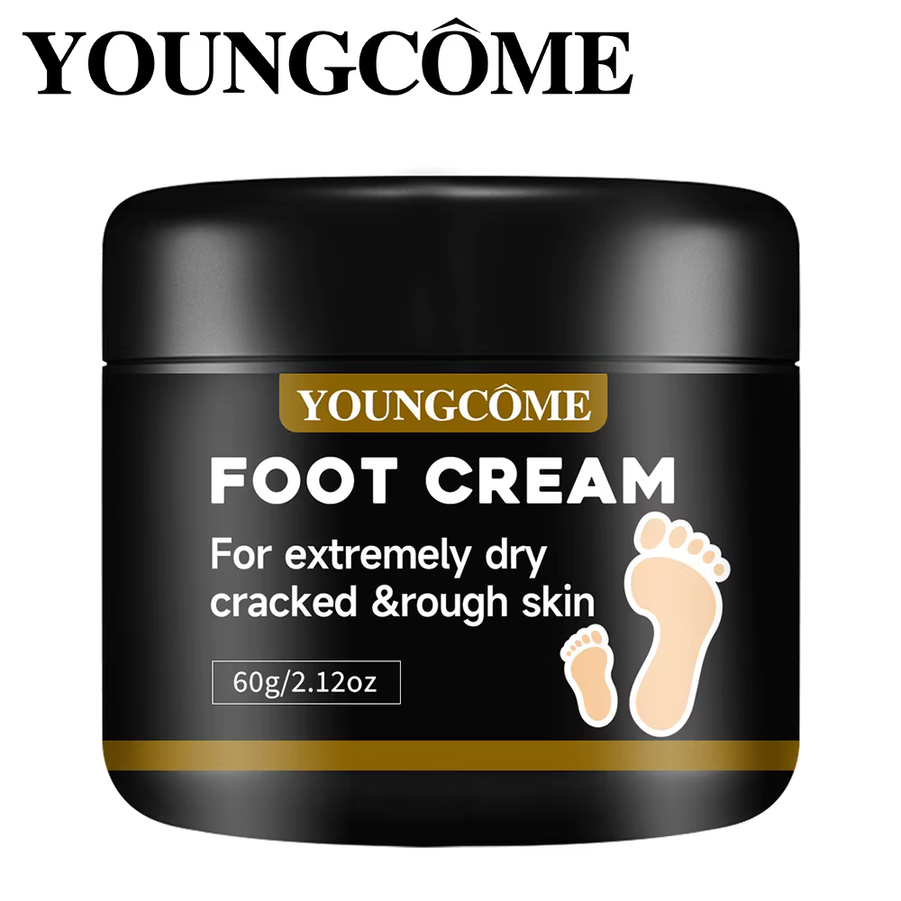 YOUNGCOME Crème pour les pieds pour talons extrêmement secs et craquelés et peaux rugueuses