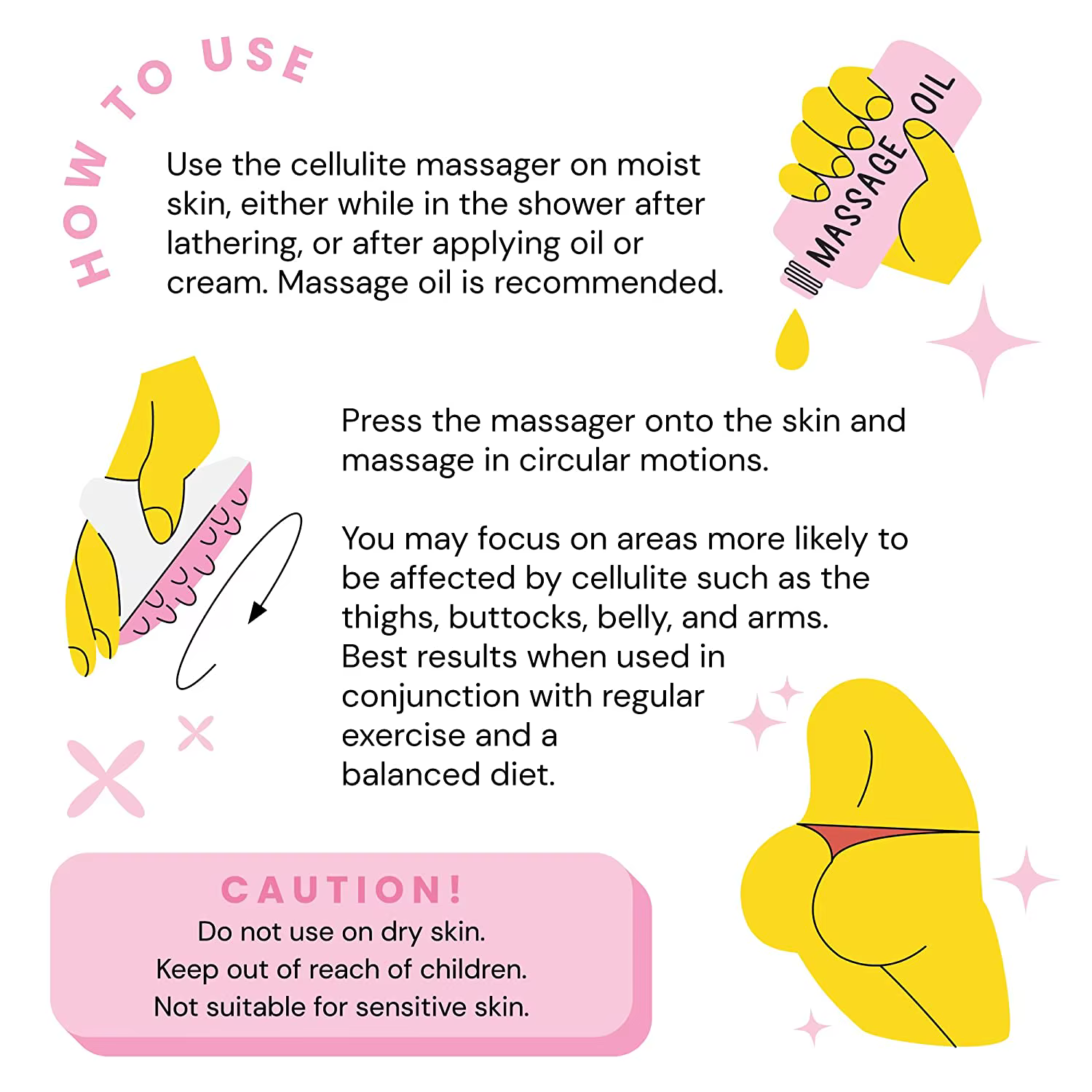 Ohio eur anti-cellulite en silicone