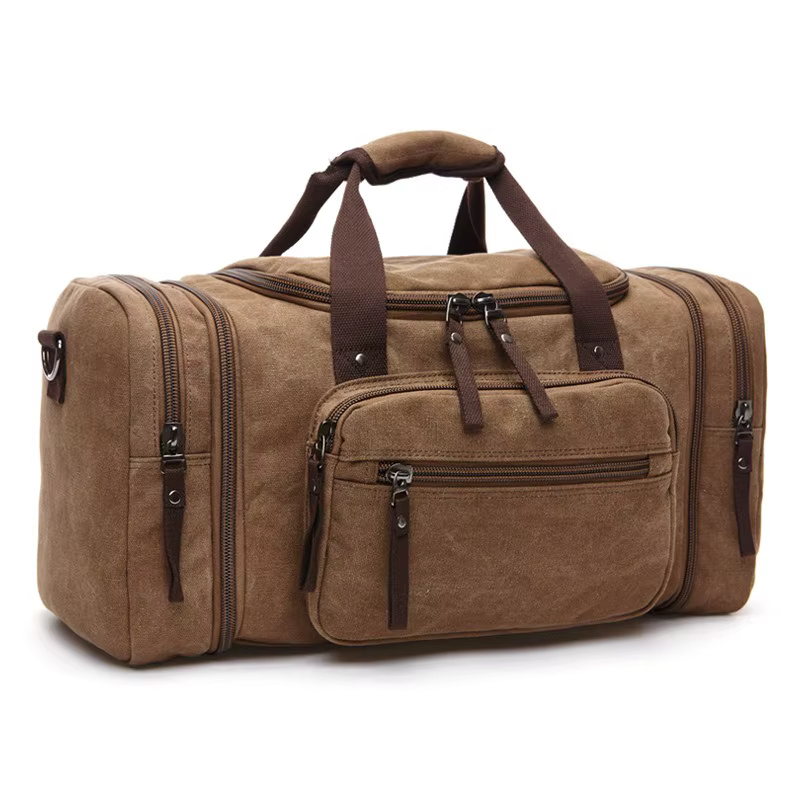 Sac à main de voyage pour hommes, bagages à main, sac de voyage en toile, sac à bandoulière de week-end, sacs à main multifonctionnels de grande capacité