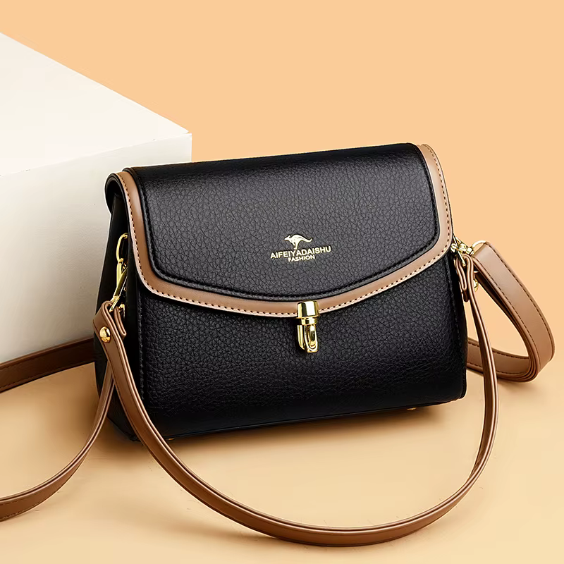 2 sangles Sac à bandoulière pour femmes mère Sac à Main de haute qualité en cuir PU de luxe concepteur dames Sac à bandoulière fourre-tout décontracté Sac A Main