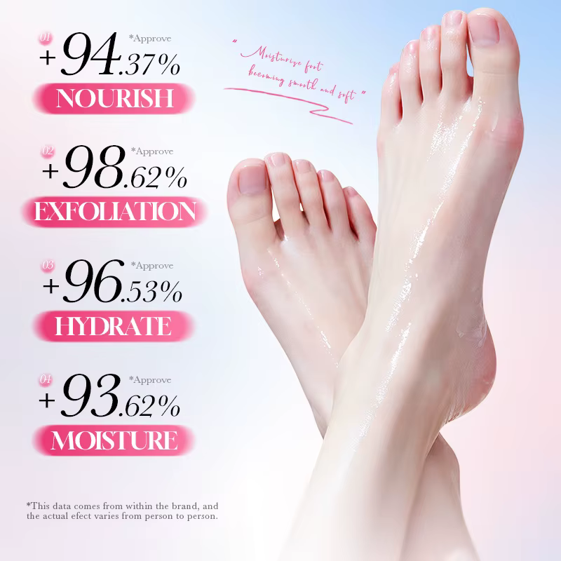 5 paires de masques nourrissants pour les pieds au collagène Sakura SADOER