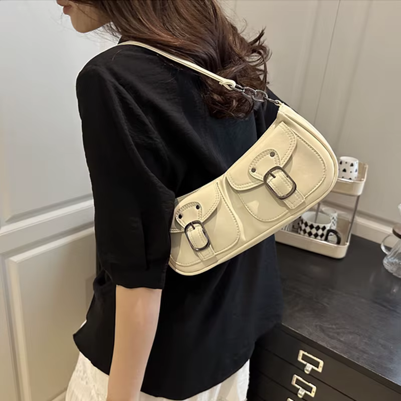 Sac à bandoulière pour femme, tendance et stylé, pour le quotidien, petit sac à main chic pour scooter, sac à bandoulière croisé élégant