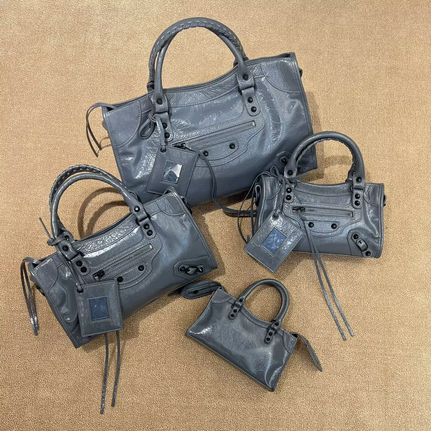 Sac fourre-tout de luxe pour femme, collection automne-hiver 2026, sac à main de ville, sac à bandoulière pour moto, grande capacité