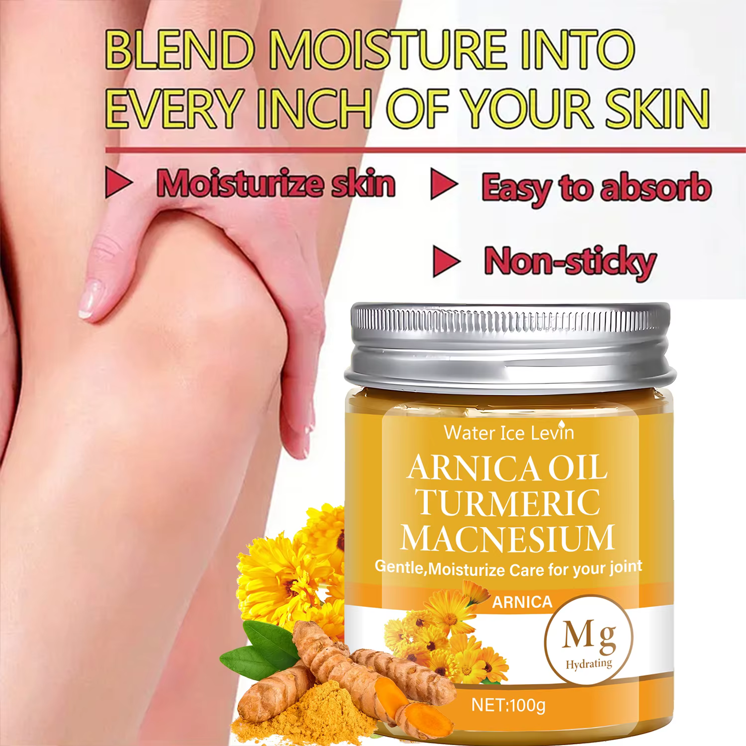 Baume Articulaire Doux à l'Arnica et Magnésium | Hydratation Apaisante pour le Confort Hivernal