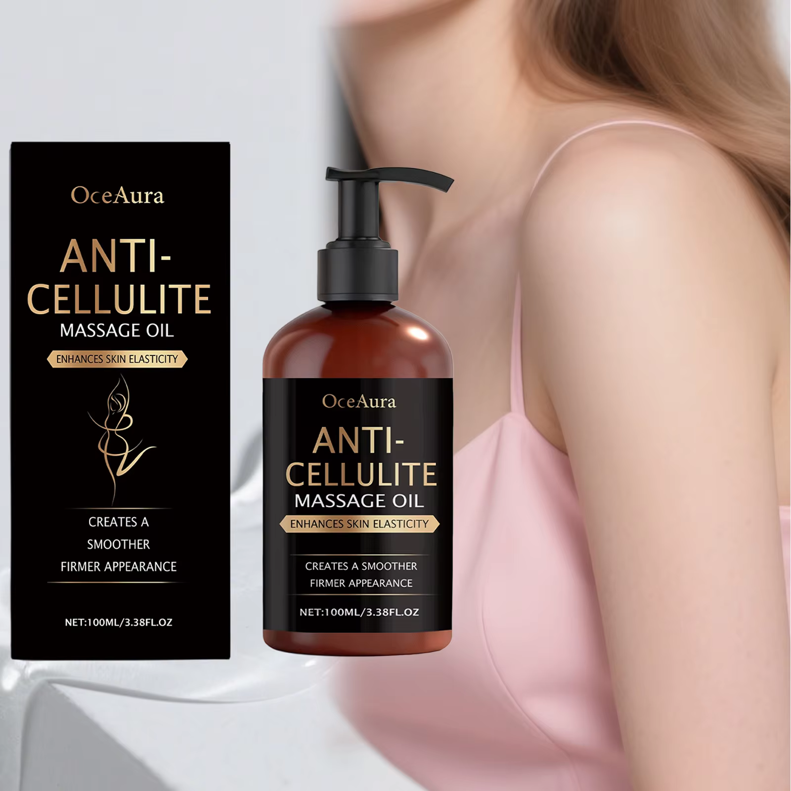 Huile de Massage corporel pour l'hydratation raffermissante