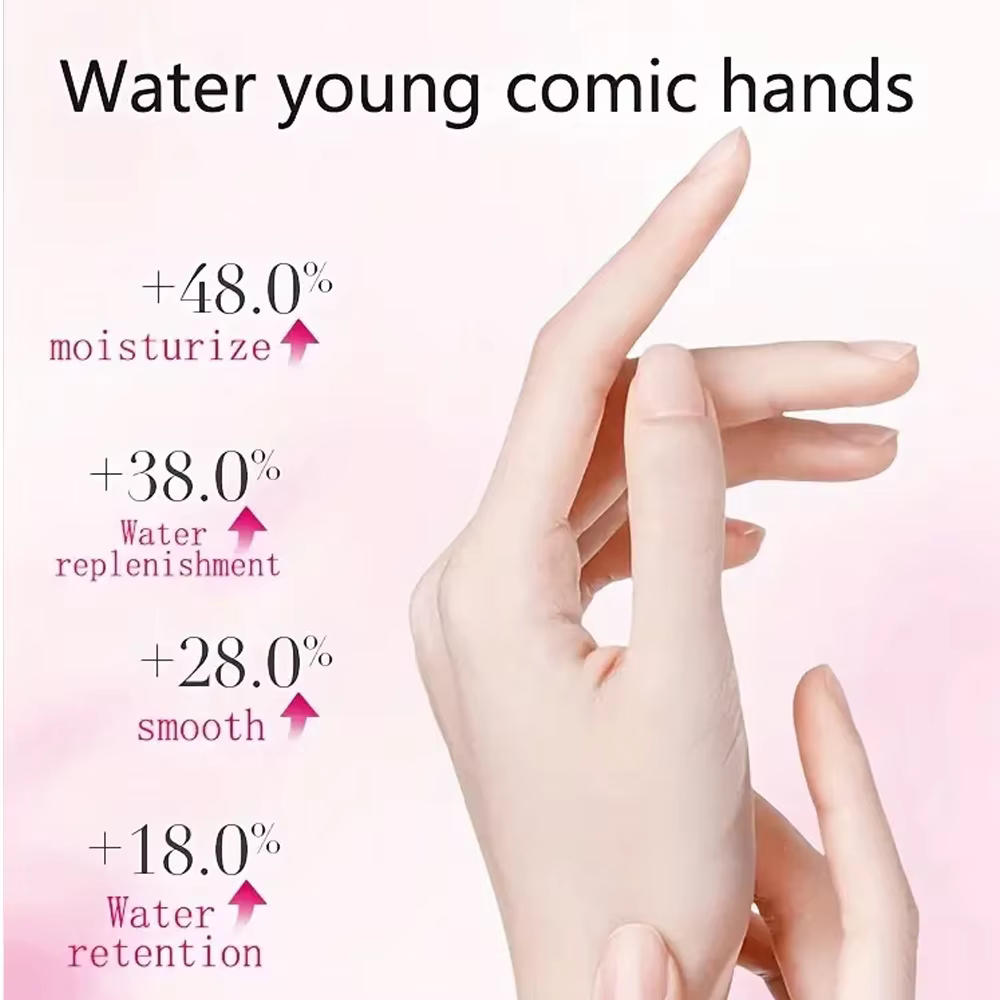 Cire pour les mains et les pieds parfumée aux cerises - paraffine hydratante anti-allergique contenant du glycérine et