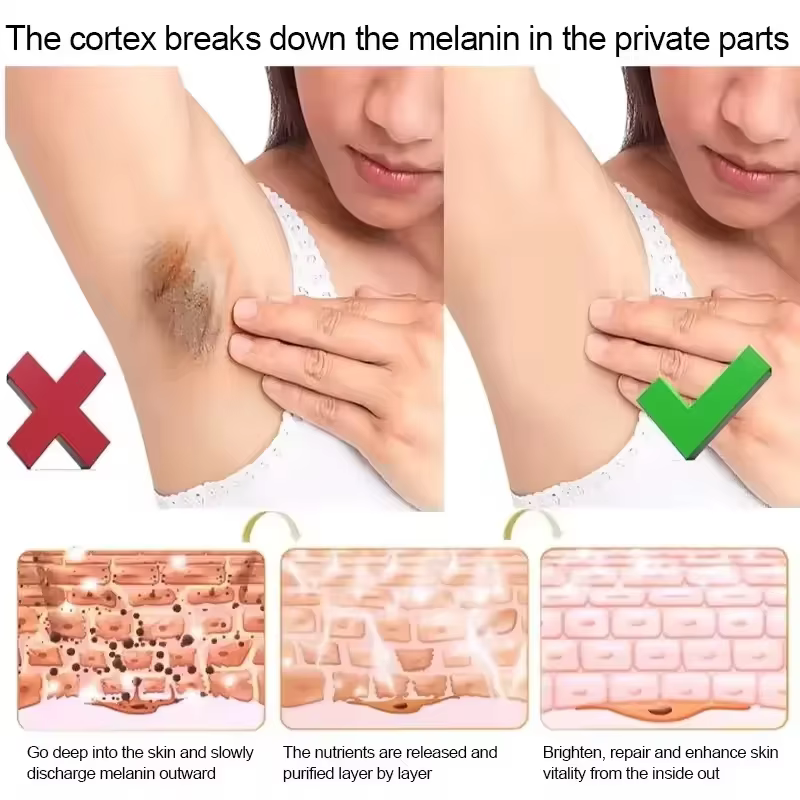 Crème de blanchiment pour le corps