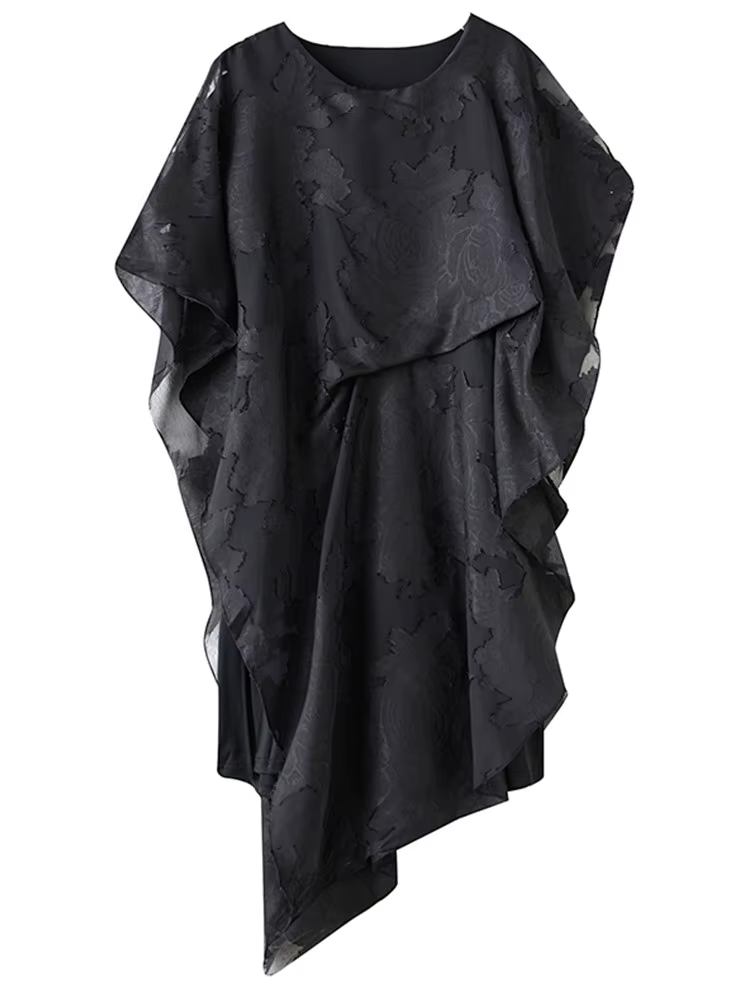 Manches courtes épaules dénudées vintage nouveau en robes pour femmes décontracté ample longue robe d'été vêtements élégants 2025