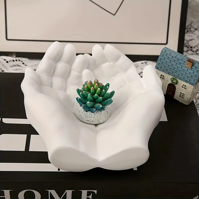 1 moule en plâtre pour la fabrication de bijoux, de porte-bougies, de pots à succulentes, de décorations pour la maison, de cadeaux, etc.