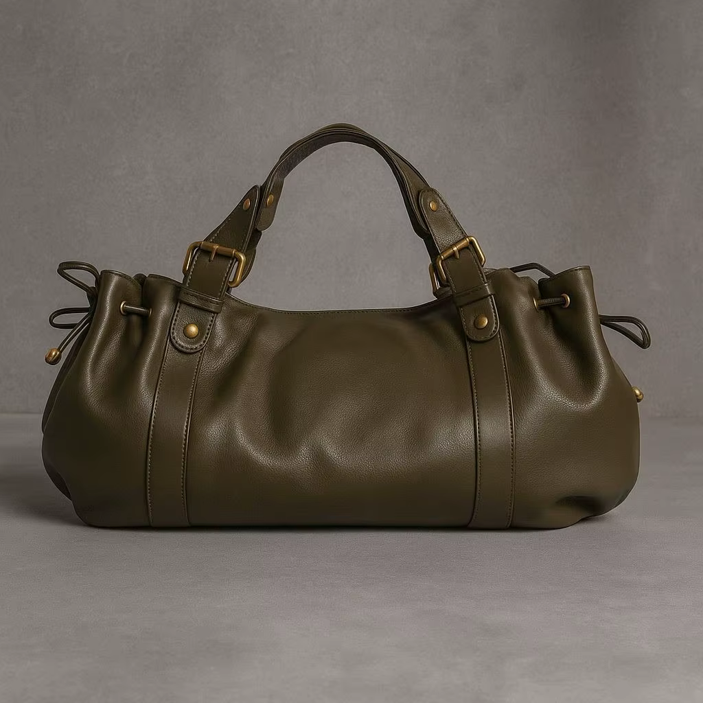 Sac à main vintage pour femme, nouveau design de luxe, sac à bandoulière pour un style quotidien, sac fourre-tout de couleur unie