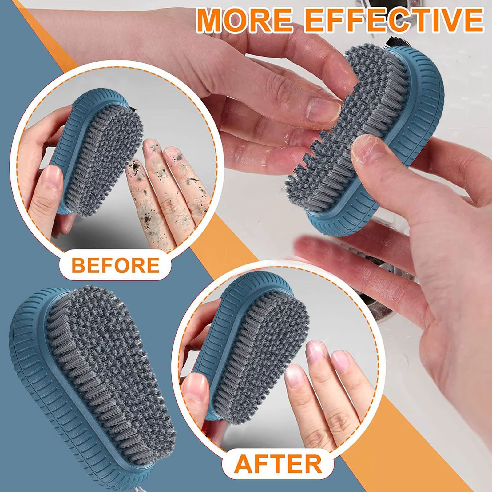Brosse à ongles robuste