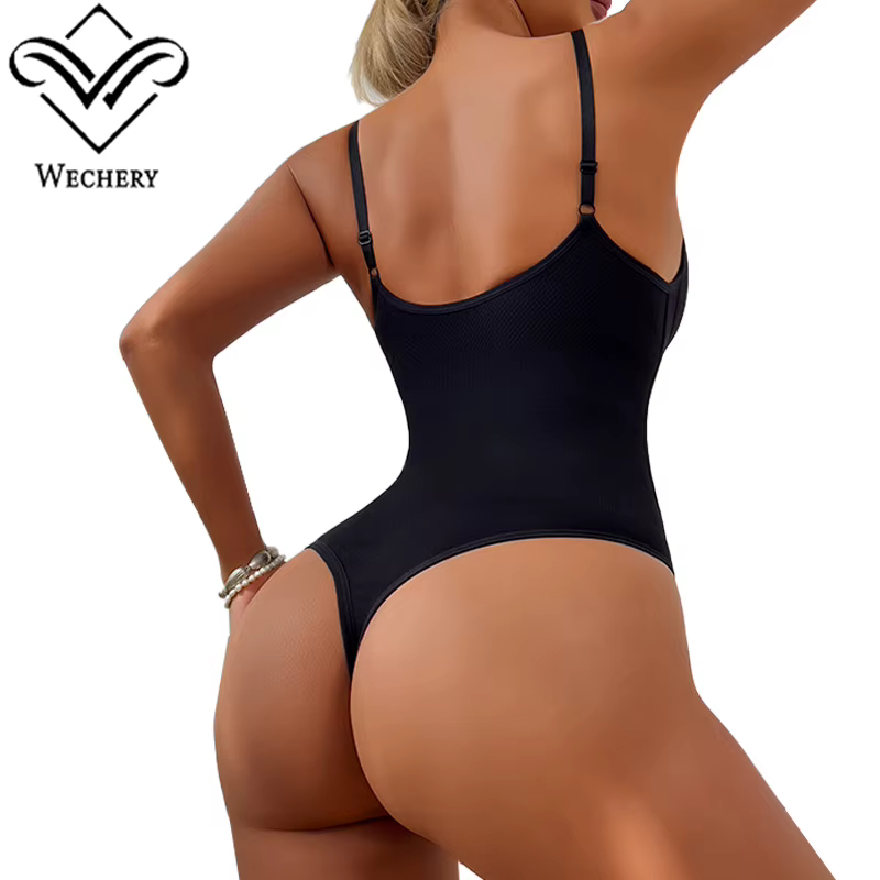 Combinaison amincissante Wechery pour femme avec crochets, réducteur de corps, ventre plat, gaine de taille, vêtements de mise en forme