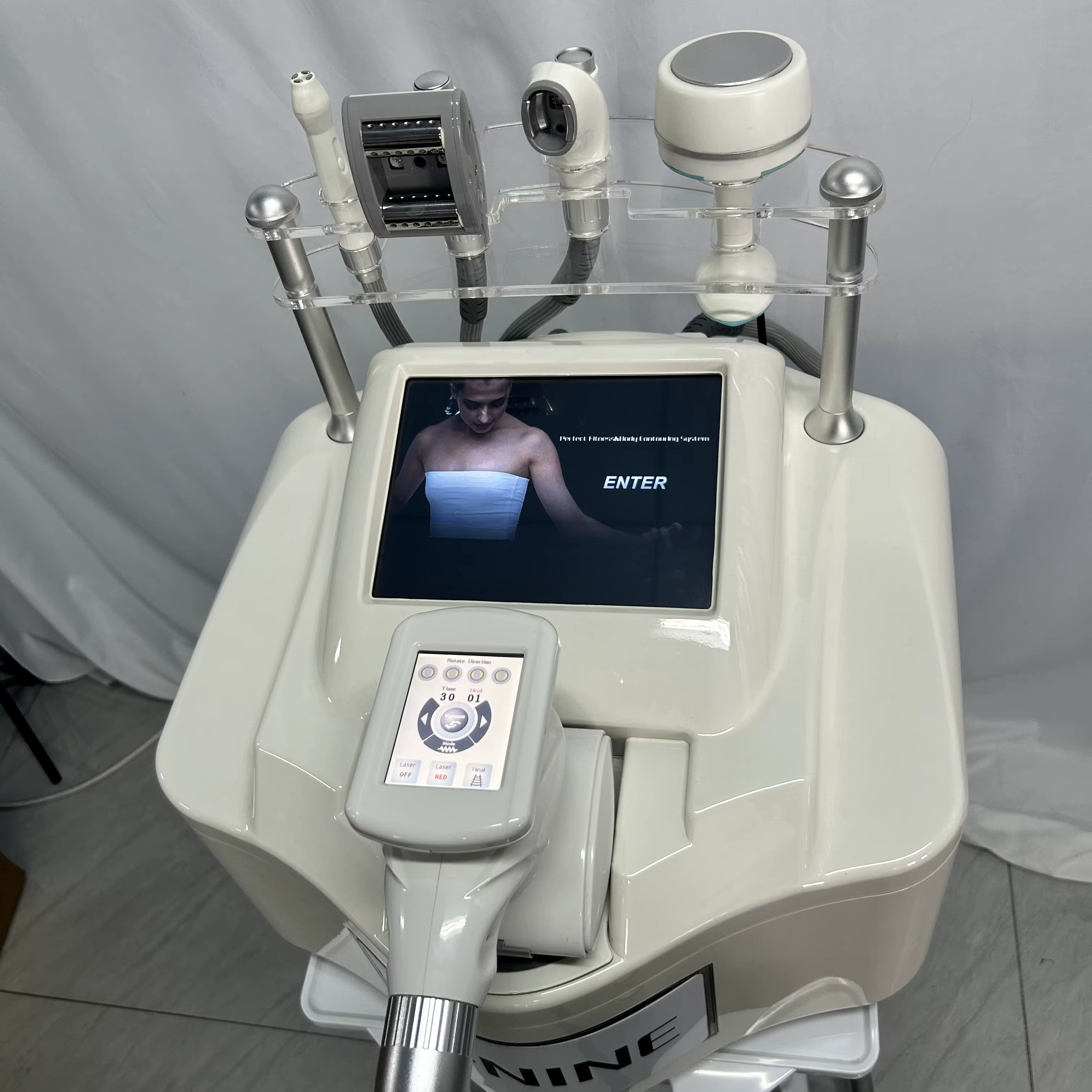 NOUVEAU V9 Vela Body Weight Loss Vacuum 80K Cavitation Slimming Roller Shaping Massage Machine Frozen Fat Removal Facial Lift