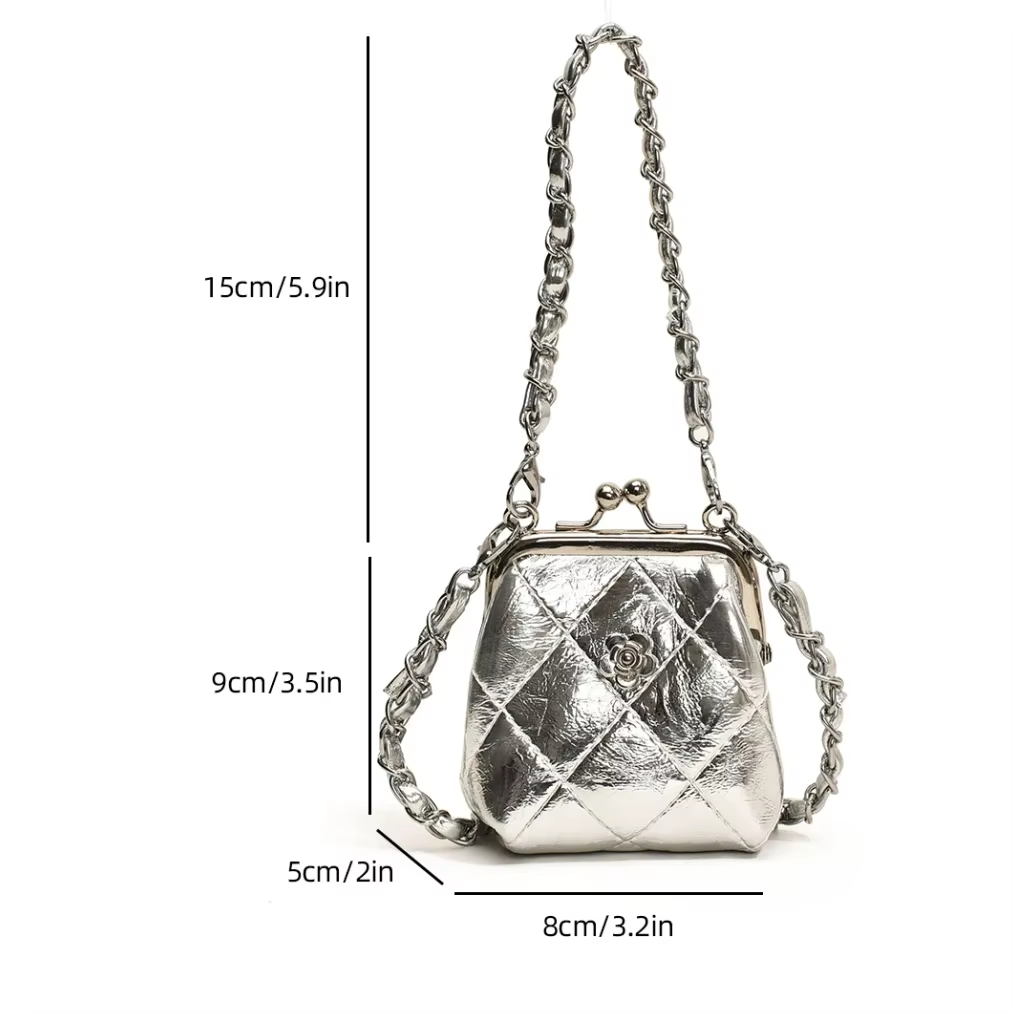 Mini sac à bandoulière pour femme, sac à main de luxe, porte-monnaie JOinitiated, sac à rouge à lèvres à clip mignon, sac Hobo pour femme, super designer
