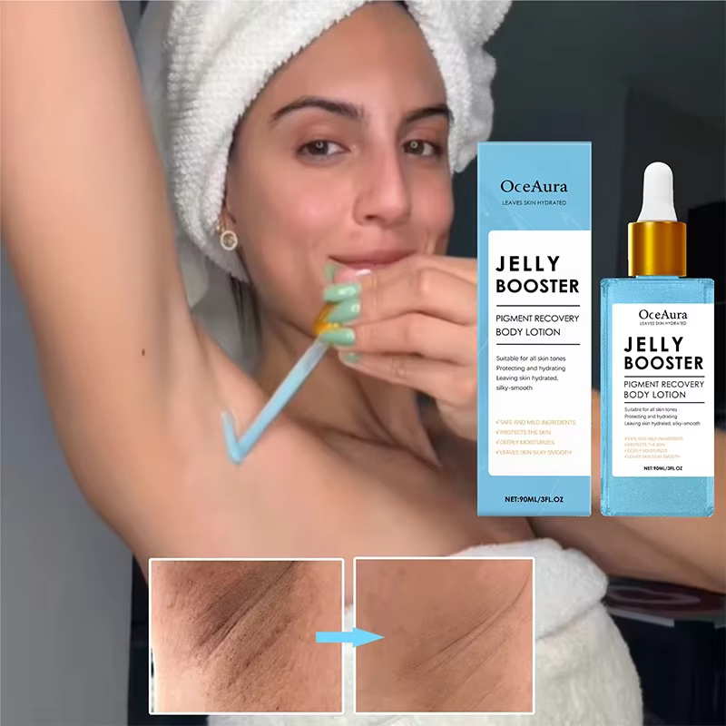 Lotion pour le corps de récupération de pigments de Booster de gelée