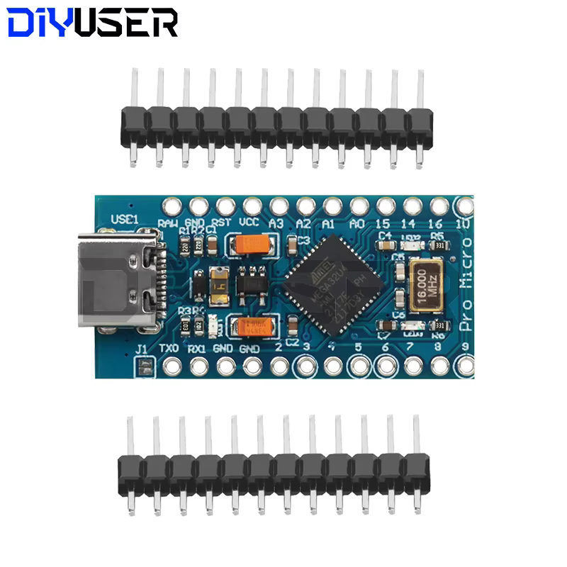 Module USB MICRO/MINI/TYPE-C ATMEGA32U4 5V 16MHz, carte contrôleur ATMEGA32U4-AU/MU Pro-Micro, remplace Pro Mini