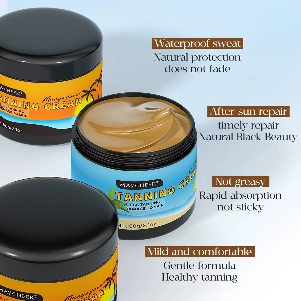 Crème bronzante naturelle