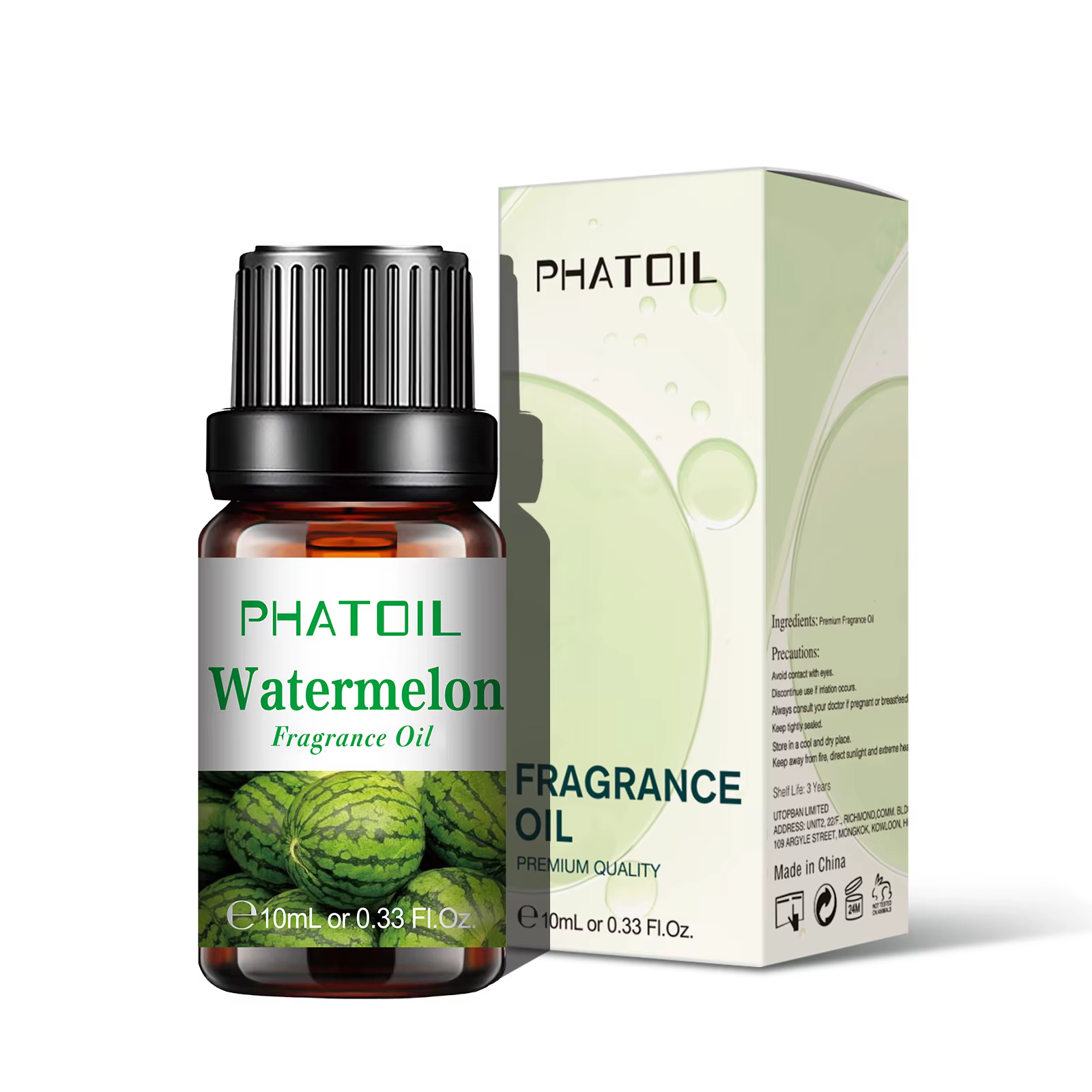 PHATOIL 10ml huile de parfum de fruits mangue fraise pomme cerise pastèque arôme doux huiles