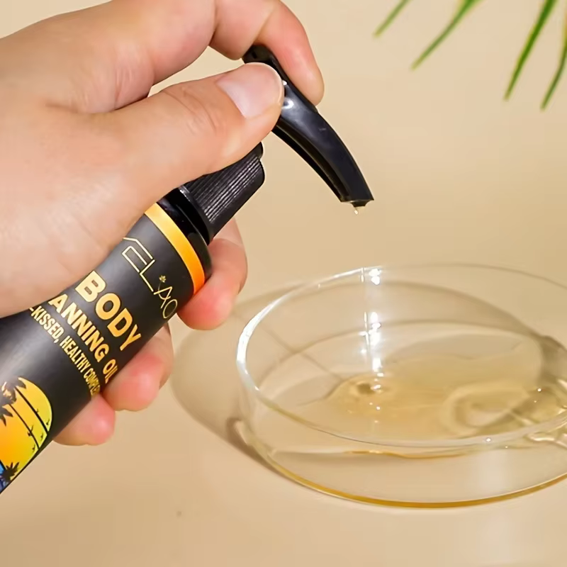 L'intensificateur de bronzage à l'huile